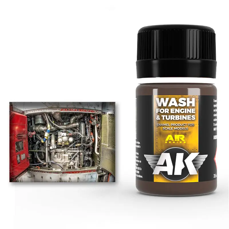 AK Interactive Aircraft Engine Wash 35ml