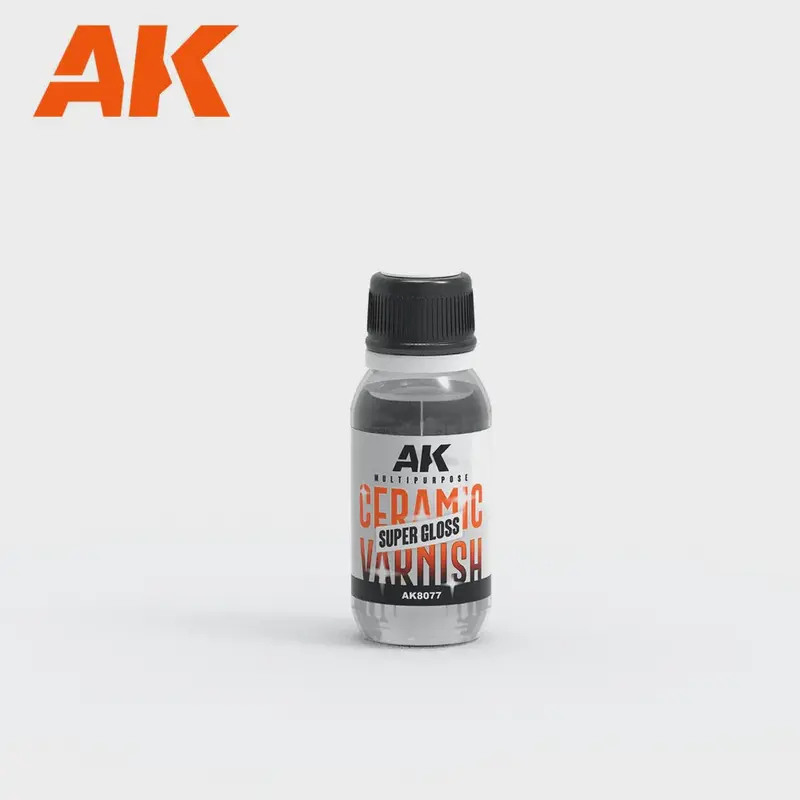 AK Interactive Auxiliaries - Multipurpose Ceramic Varnish (Super Gloss) 60Ml