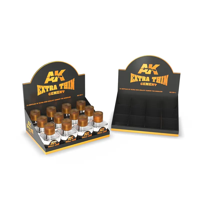 AK Interactive Basics - Extra Thin Cement Rack / Expositor