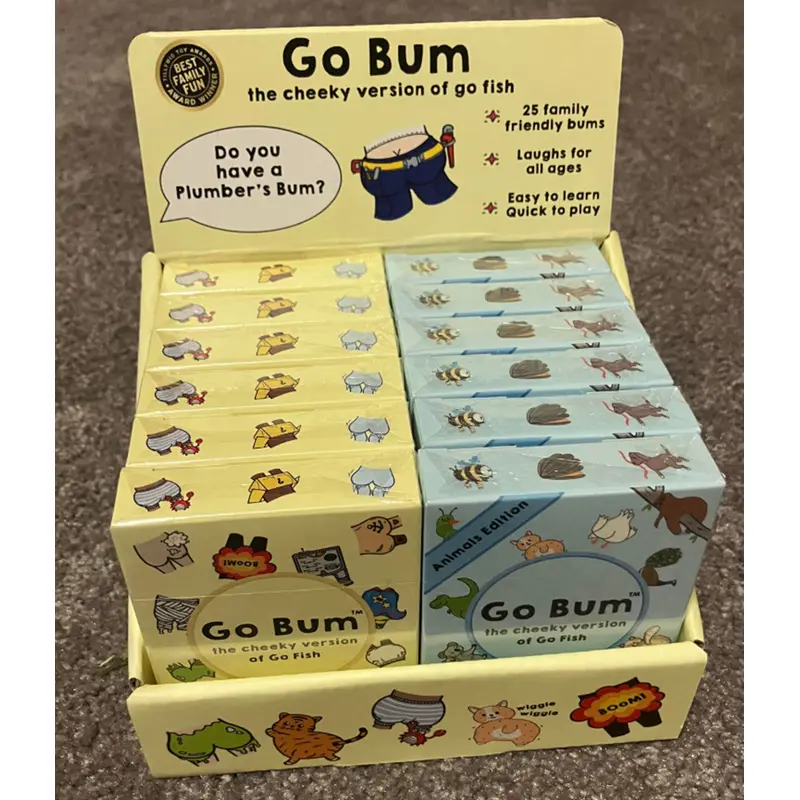 Go Bum: Display (6x Go Gum Original 6x Go Bum Animals)