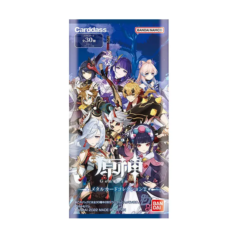 Genshin Impact Metal Card Collection - Pack