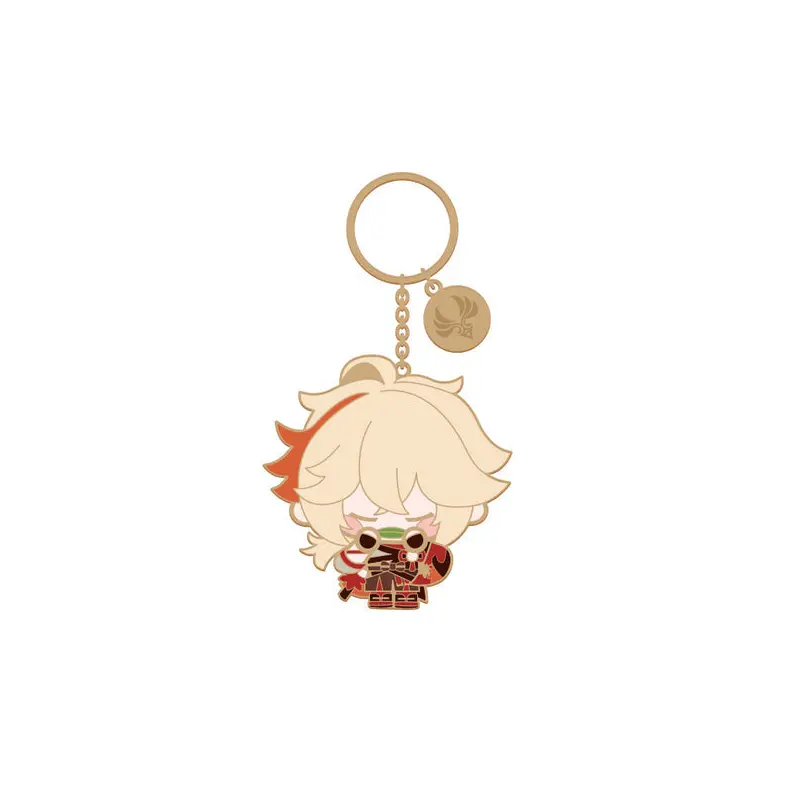 Genshin Impact Metallic Character Keychain - Kaedehara Kazuha