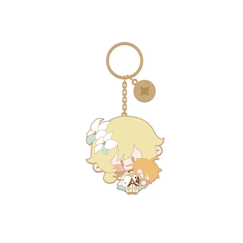 Genshin Impact Metallic Character Keychain - Lumine