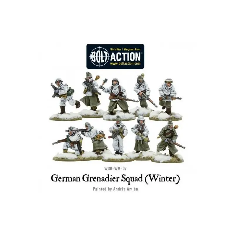 German Grenadiers in Winter Clothing Squad