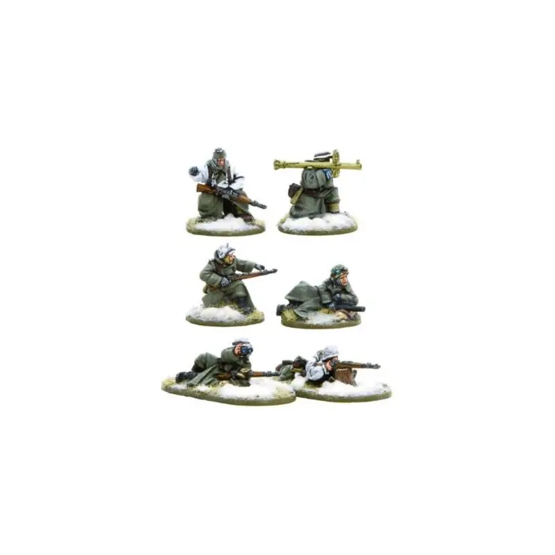 German Heer Panzerscheck Flamethrower and Sniper Teams winter