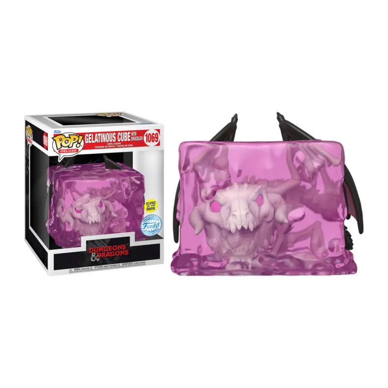Gelatinous Cube with Dracolich US Exclusive Glow Pop! Deluxe