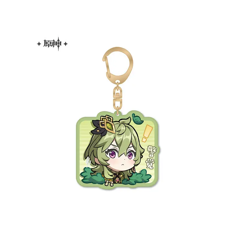 Genshin Impact Acrylic Keychain Emoji