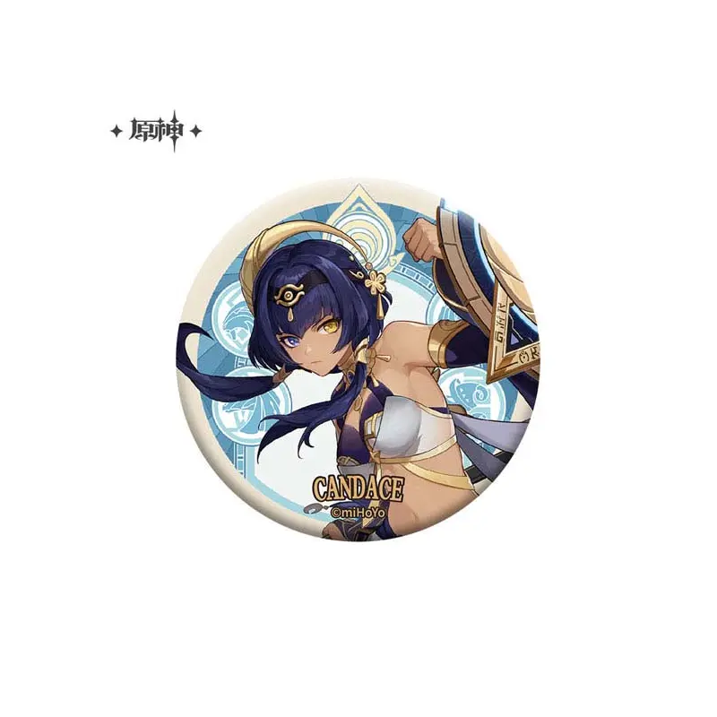 Genshin Impact Can Badge Character