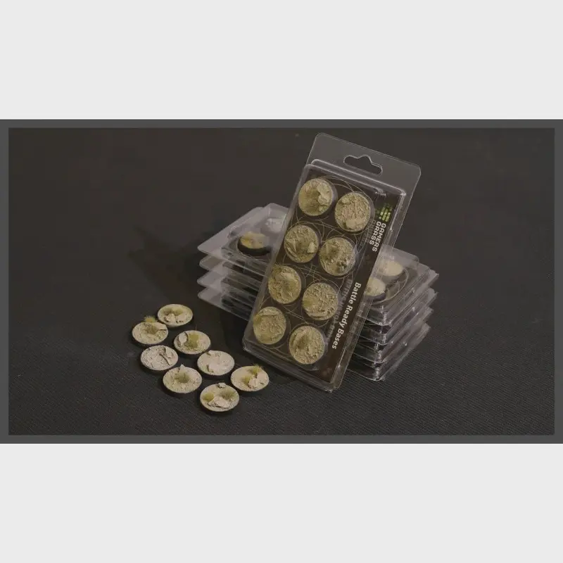 Gamers Grass: Bases: Arid Steppe Bases (Round 32mm (x8))