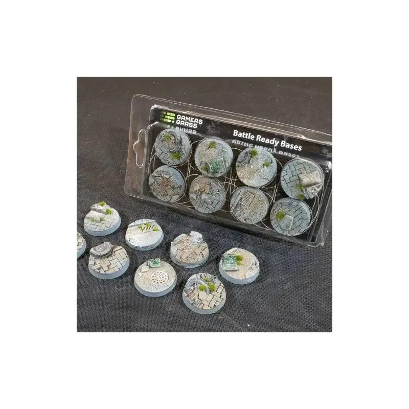 Gamers Grass: Bases: Urban Warfare Bases Round 32mm x8