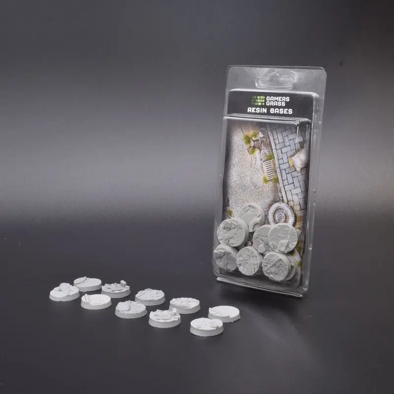 Gamers Grass: Bases: Urban Warfare Resin bases (Round 25mm x10)