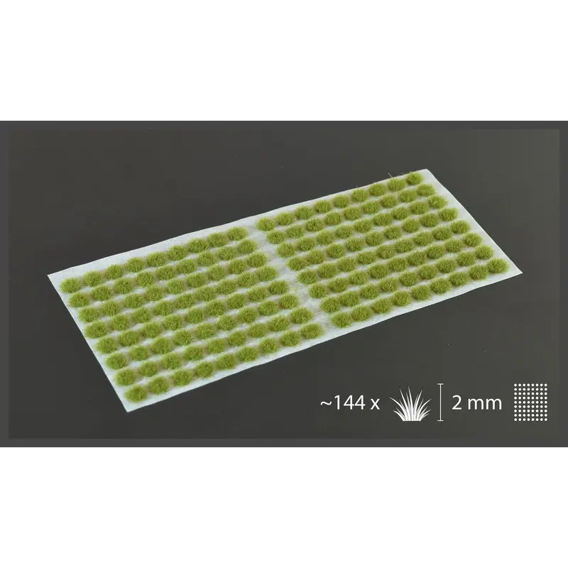Gamers Grass Dry Green 2mm Tufts Small
