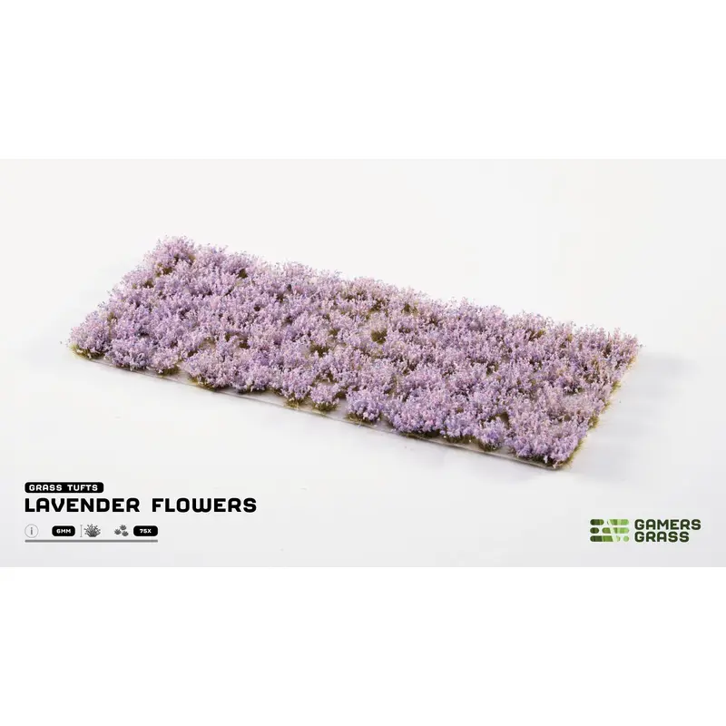 Gamers Grass - Grass Tufts - Flowers - Lavender