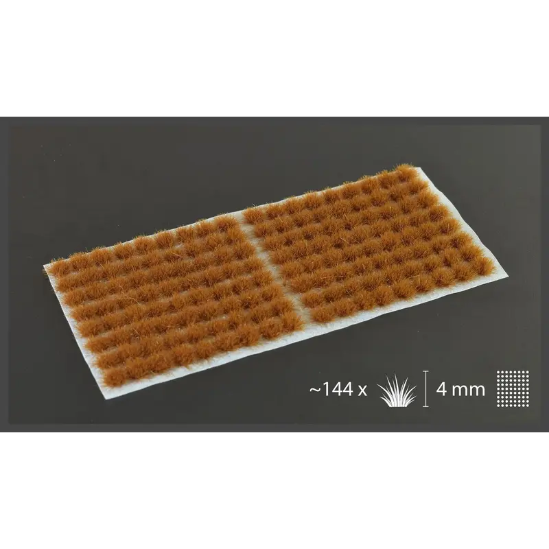 Gamers Grass Tufts Brown 4mm Small