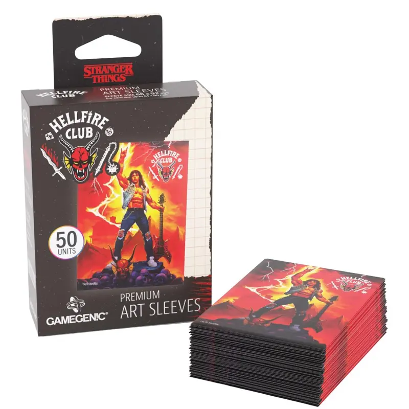 Gamegenic Stranger Things: Hellfire Club Eddie Munson Premium Art Sleeves 50-Piece Set