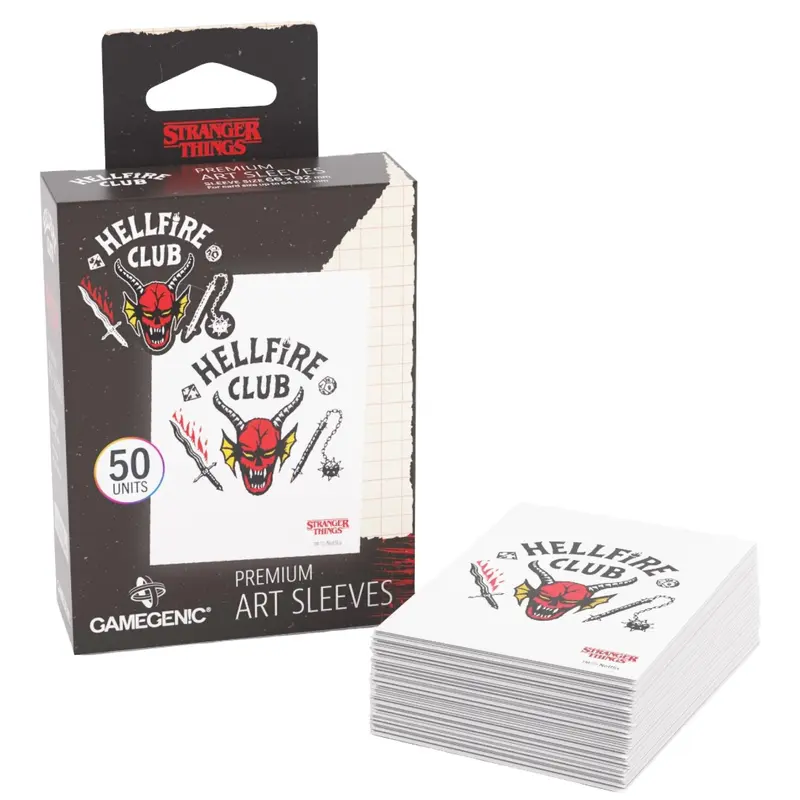 Gamegenic Stranger Things: Hellfire Club Premium Art Sleeves 50-Piece Set