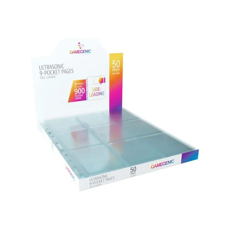 Gamegenic Ultrasonic 9 Pocket Pages Sideloading Display