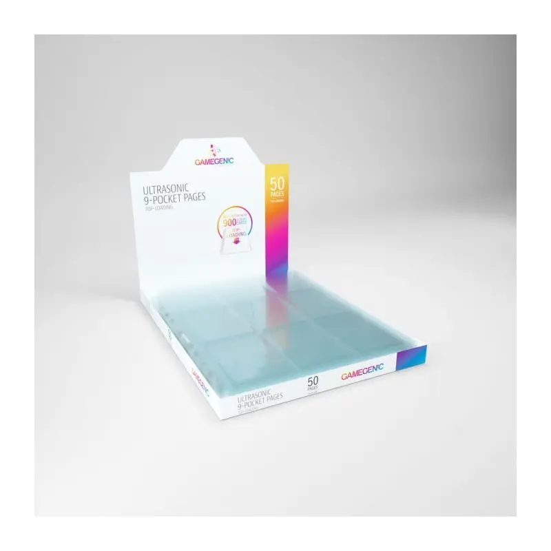 Gamegenic Ultrasonic 9 Pocket Pages Toploading Display