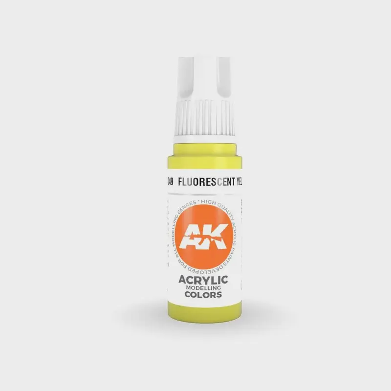 AK Interactive 3Gen Acrylics - Fluorescent Yellow 17ml