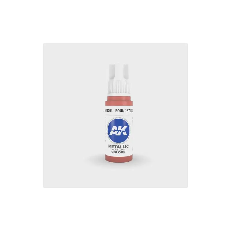 AK Interactive 3Gen Acrylics - Foundry Red 17ml