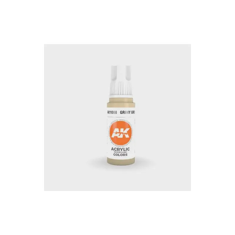 AK Interactive 3Gen Acrylics - Grimy Grey 17ml