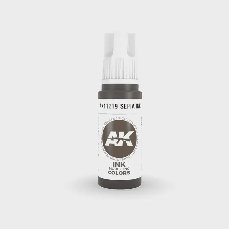 AK Interactive 3Gen Acrylics - Sepia INK 17ml