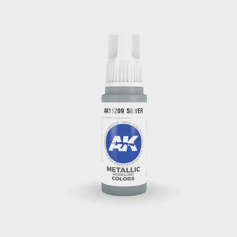 AK Interactive 3Gen Acrylics - Silver 17ml