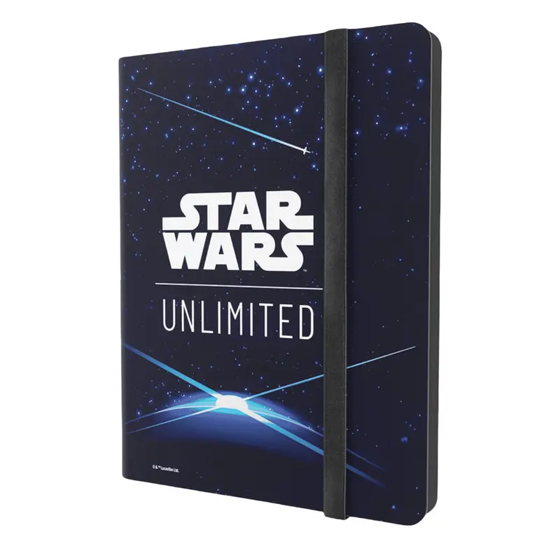 Gamegenic Star Wars Unlimited 18-Pocket Album - Card Black Blue