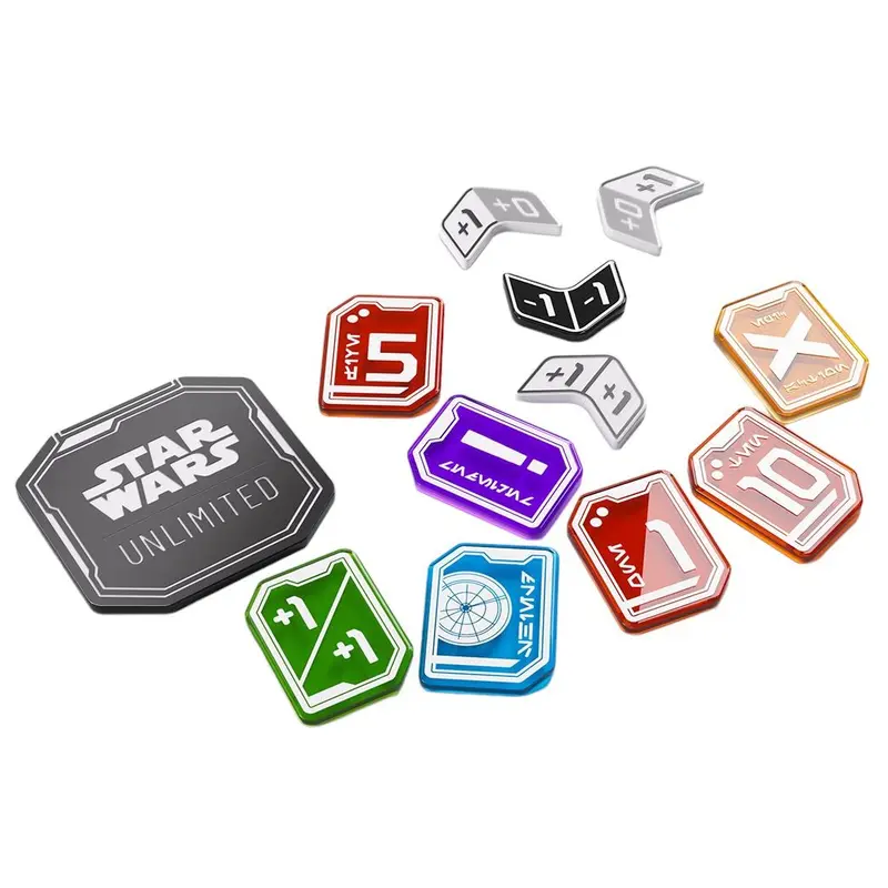 Gamegenic Star Wars Unlimited Acrylic Tokens