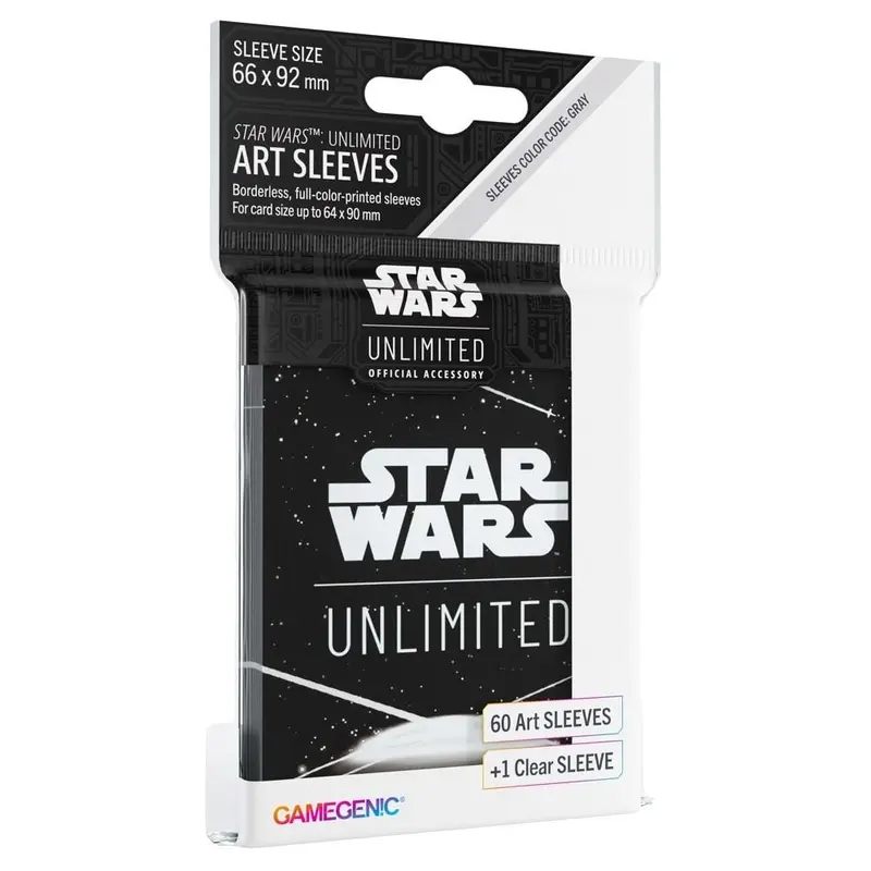 Gamegenic Star Wars Unlimited Art Sleeves - Card Back White