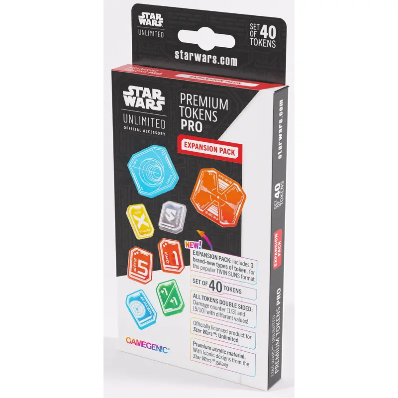 Gamegenic Star Wars Unlimited Premium Tokens PRO Expansion Pack