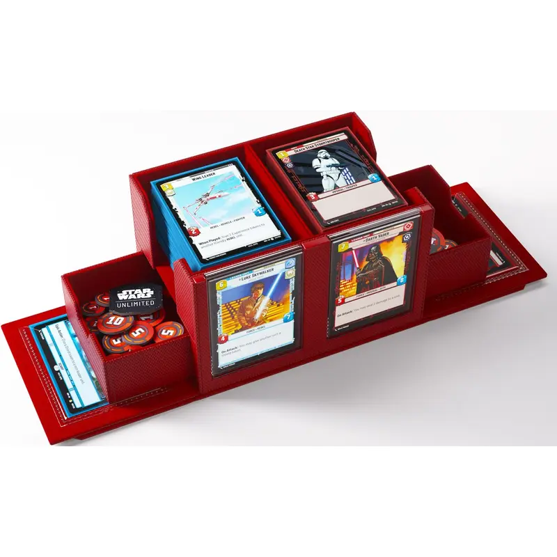 Gamegenic Double Deck Pod - Star Wars Unlimited - Red