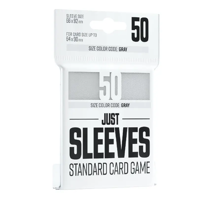 Gamegenic Just Sleeves Standard Card Game - White