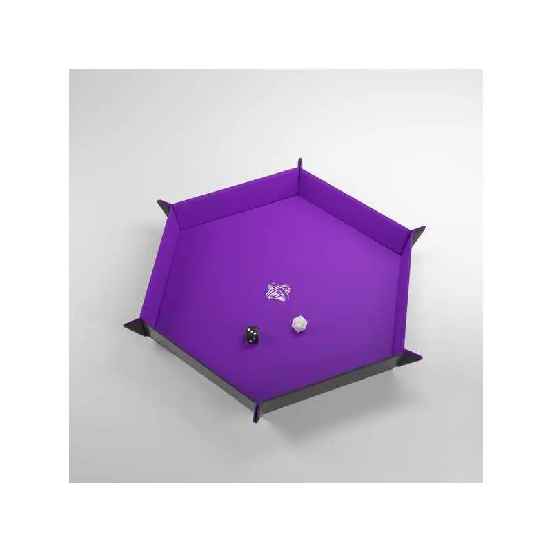 Gamegenic Magnetic Dice Tray Hex Black/Purple