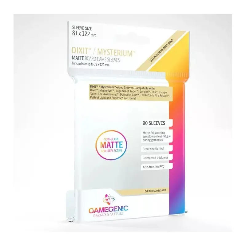 Gamegenic Matt Board Game Sleeves - Dixit/Mysterium