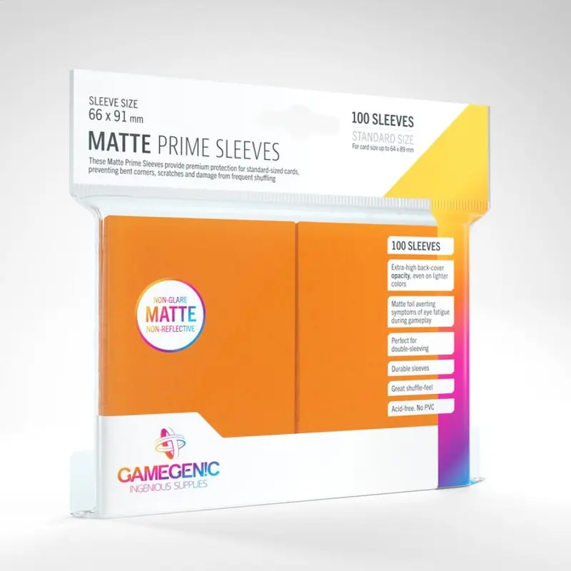 Gamegenic Matte Prime Standard Size (100) - Orange