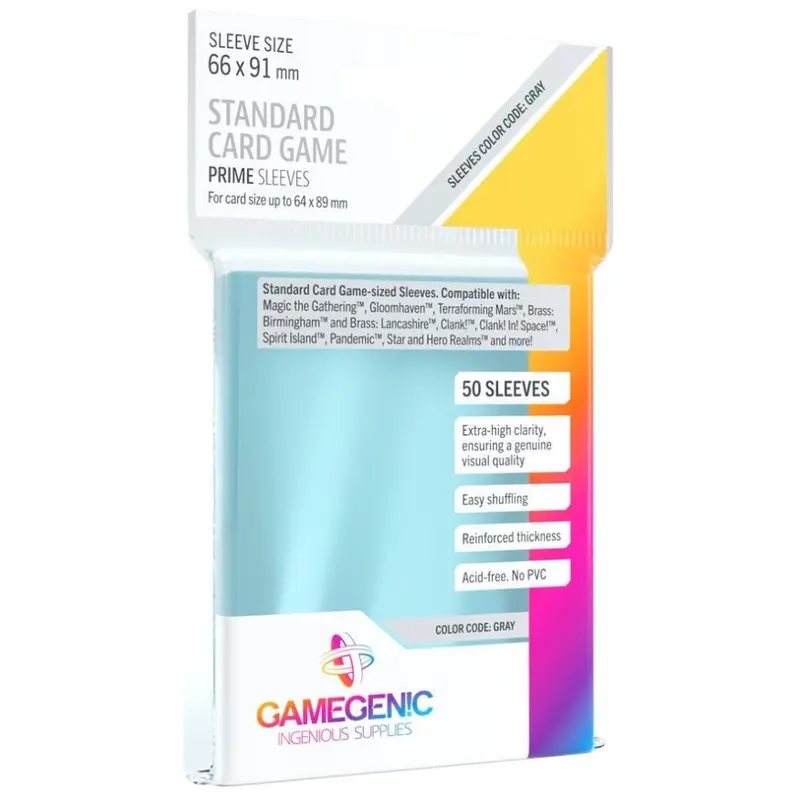 Gamegenic Prime Board Game Sleeves - Standard Size(66mmx91mm)(50)