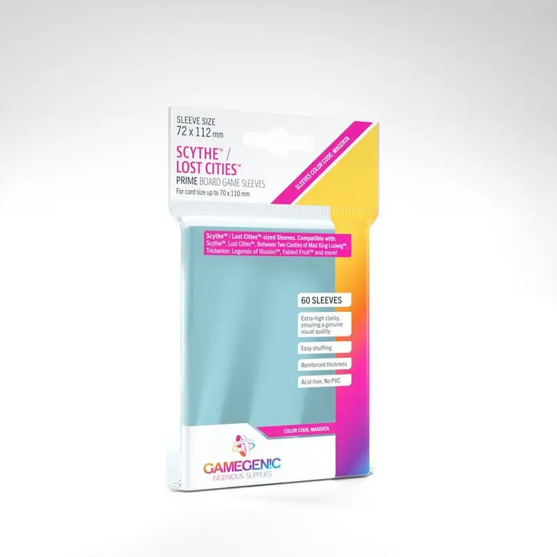 Gamegenic Prime Scythe/Lost Cities Sleeves (71x112mm)