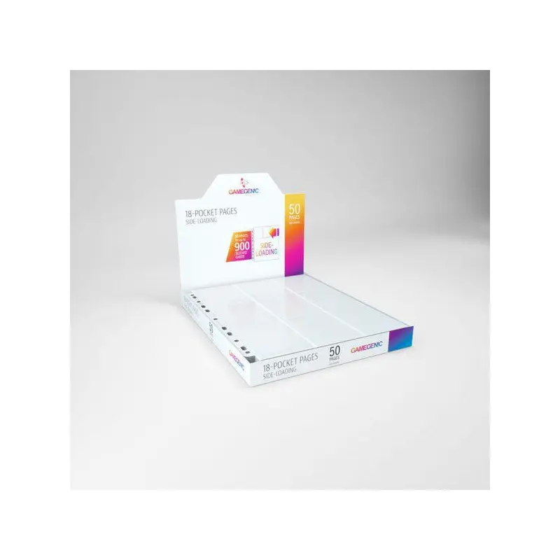 Gamegenic Sideloading 18 Pocket Pages Display White