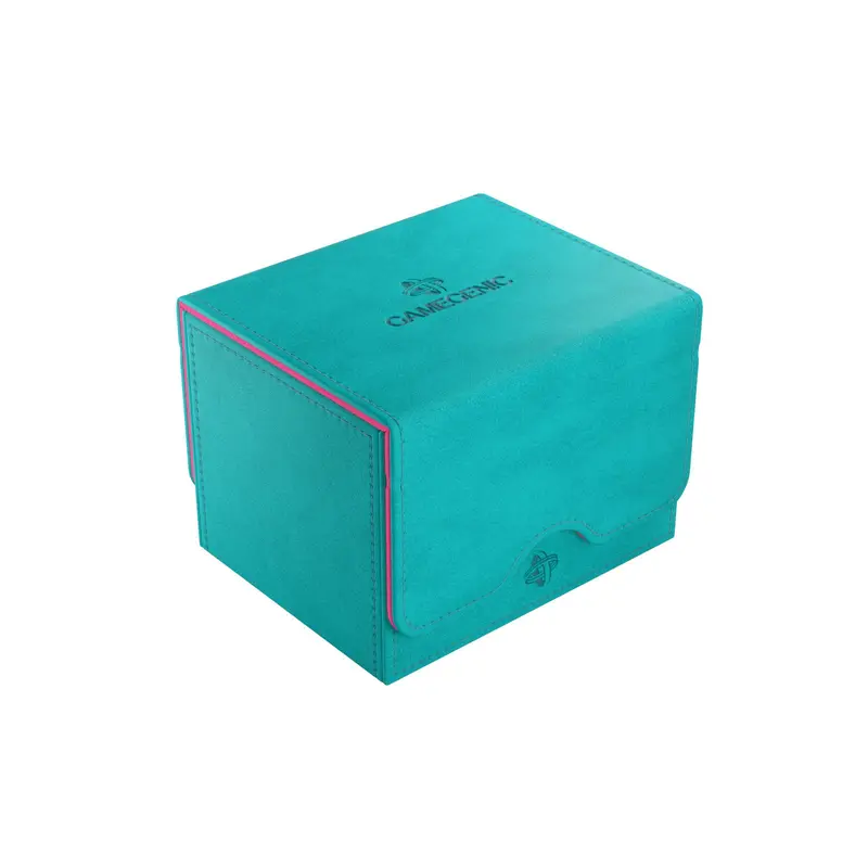 Gamegenic - Sidekick 100+ XL Convertible Deck Box - Teal/Pink