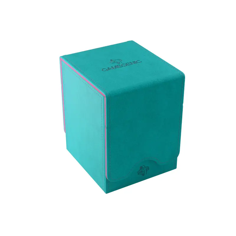 Gamegenic - Squire 100+ XL Convertible Deck Box - Teal/Pink (Exclusive Edition)