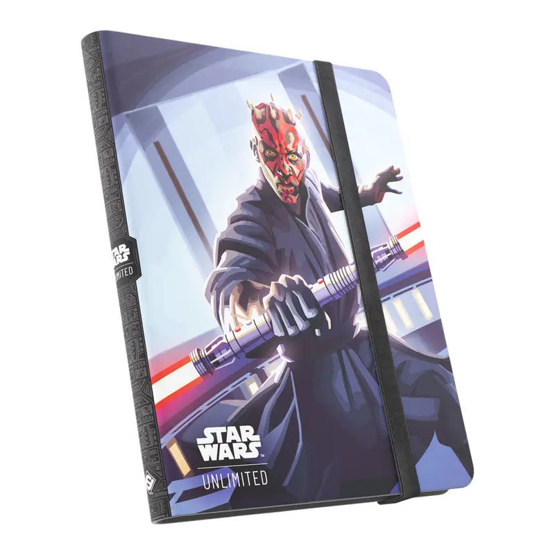 Gamegenic - Star Wars Unlimited 18-Pocket Album - Qui-Gon Jinn/Darth Maul