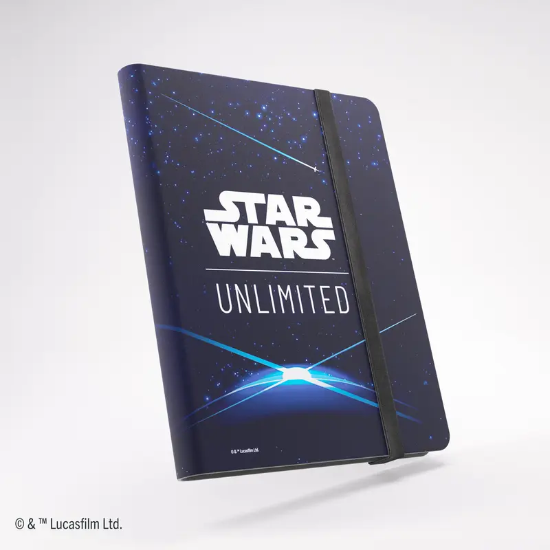 Gamegenic - Star Wars Unlimited 18-Pocket Casual Album 245 mm x 25 mm x 305 mm - Card Back Blue
