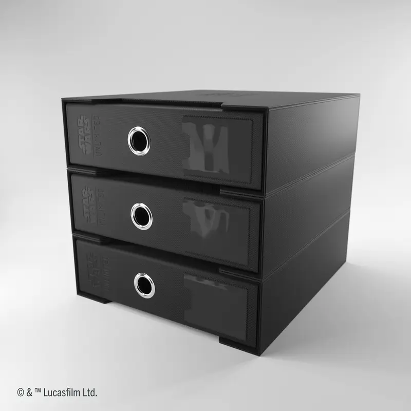 Gamegenic - Star Wars Unlimited Premium 24-Pocket Cardport 368 mm x 322 mm x 104 mm - Black