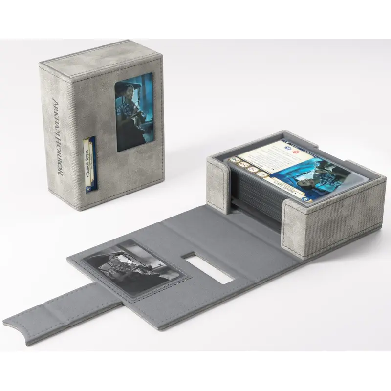 Gamegenic - Arkham Horror Investigator Deck Tome - Neutral Gray