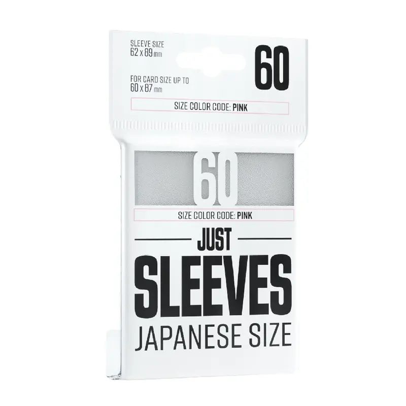 Gamegenic - Just Sleeves 60-Pieces Set Japanese Size - White