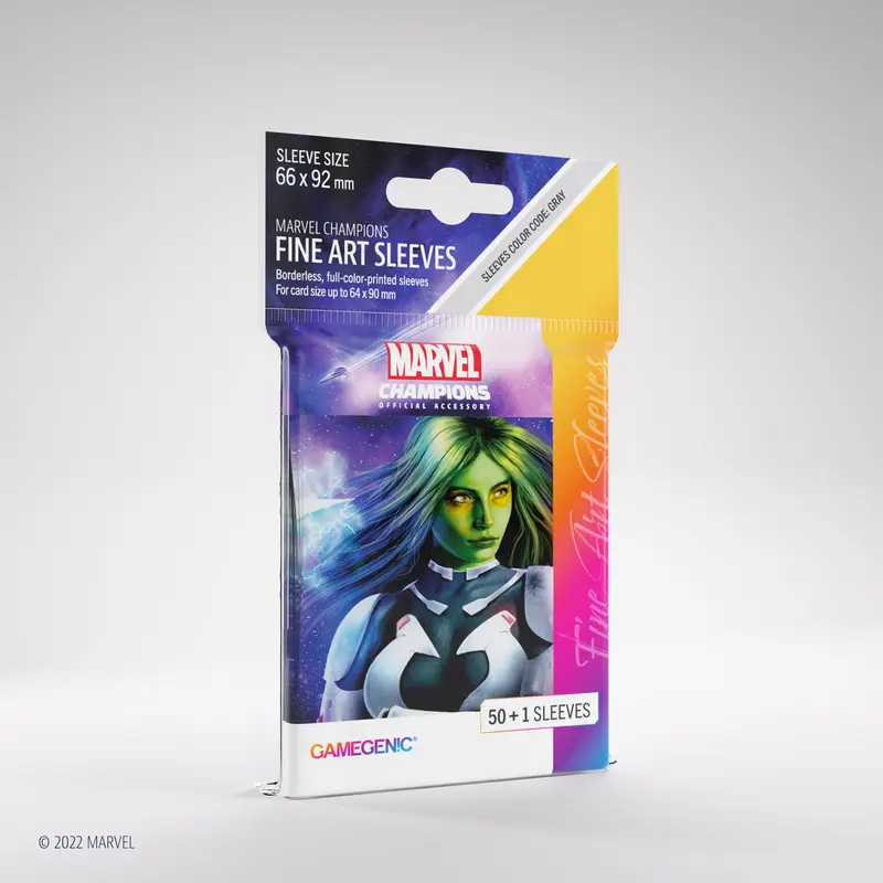 Gamegenic - Marvel Champions Fine Art Sleeves 66 mm x 92 mm - Gamora