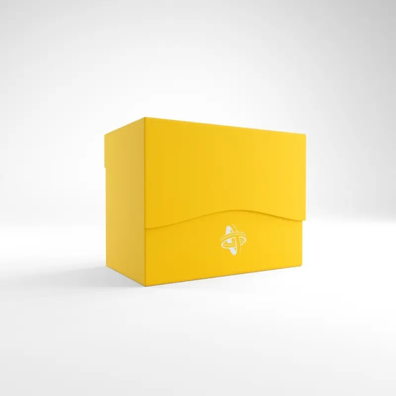 Gamegenic - Side Holder 80+ Yellow Deck Box