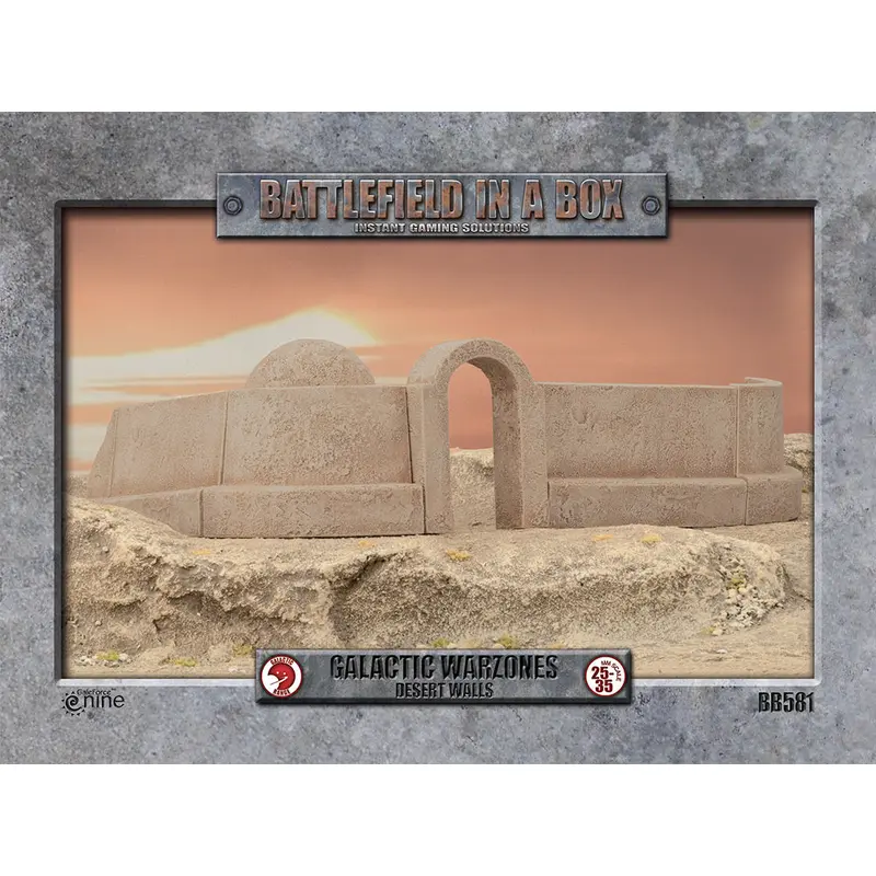 Galactic Warzones Desert Walls