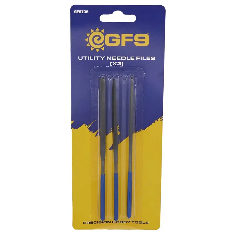 Gale Force 9: Precision Hobby Tools  Utility Needle Files (3)